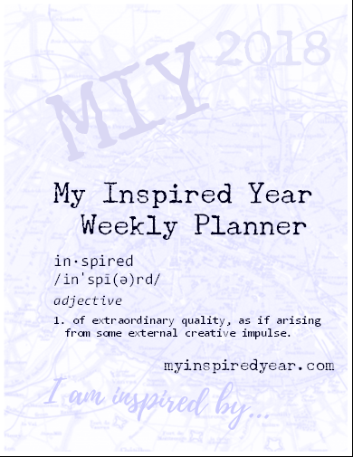 My Inspired Year Weekly Planner 2017 Collage